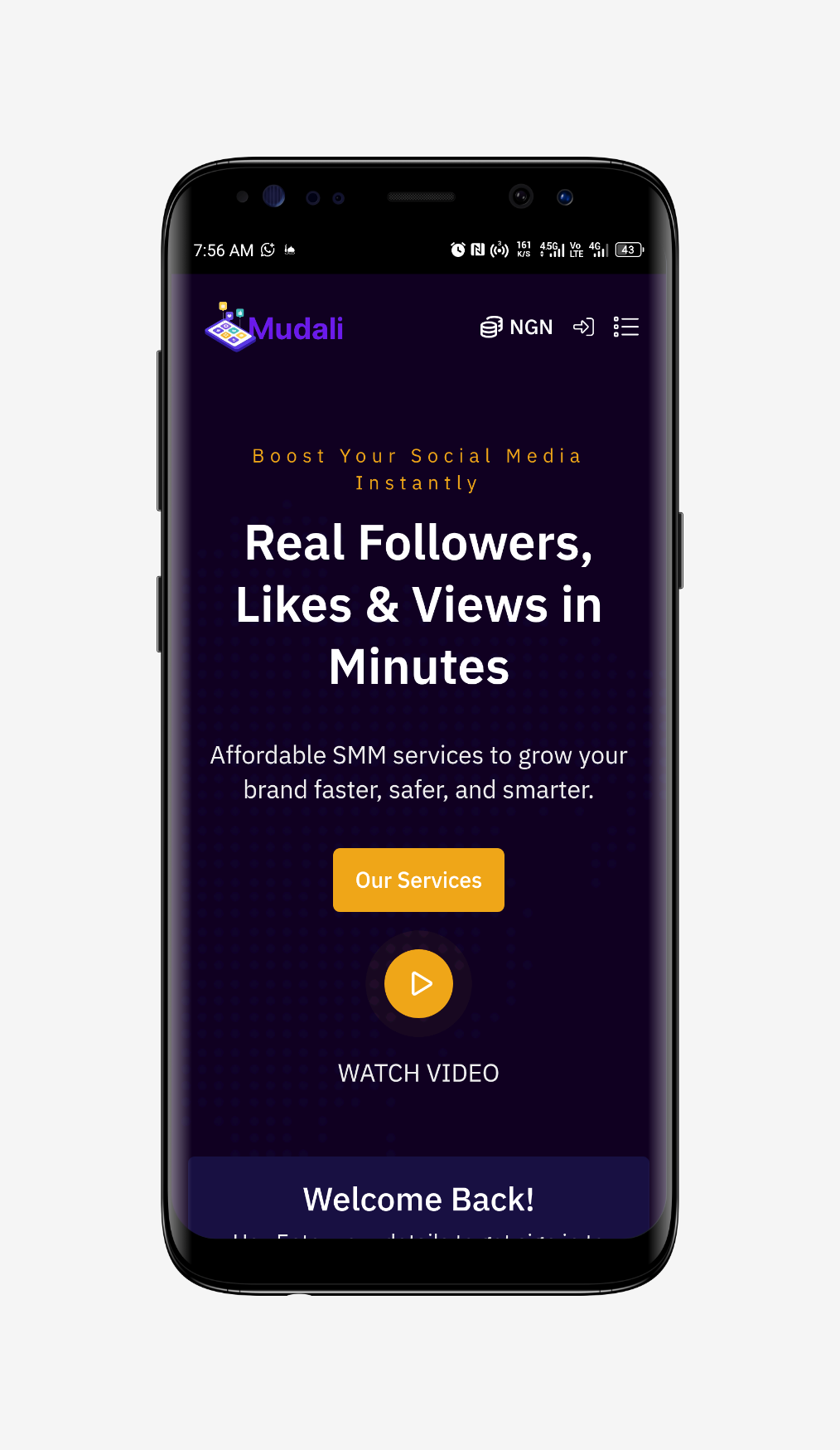 SMM Panel - Boosting Website preview